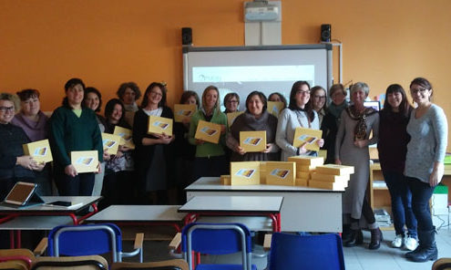 I Docenti di Gozzano dopo il seminario e la consegna dei tablet