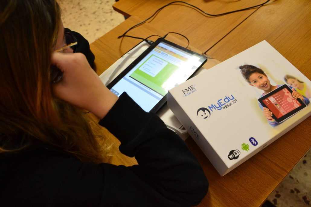 studiare a scuola con il tablet di MyEdu