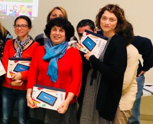 Le insegnanti della primaria Anna Frank al termine del seminario DD ANNA FRANK